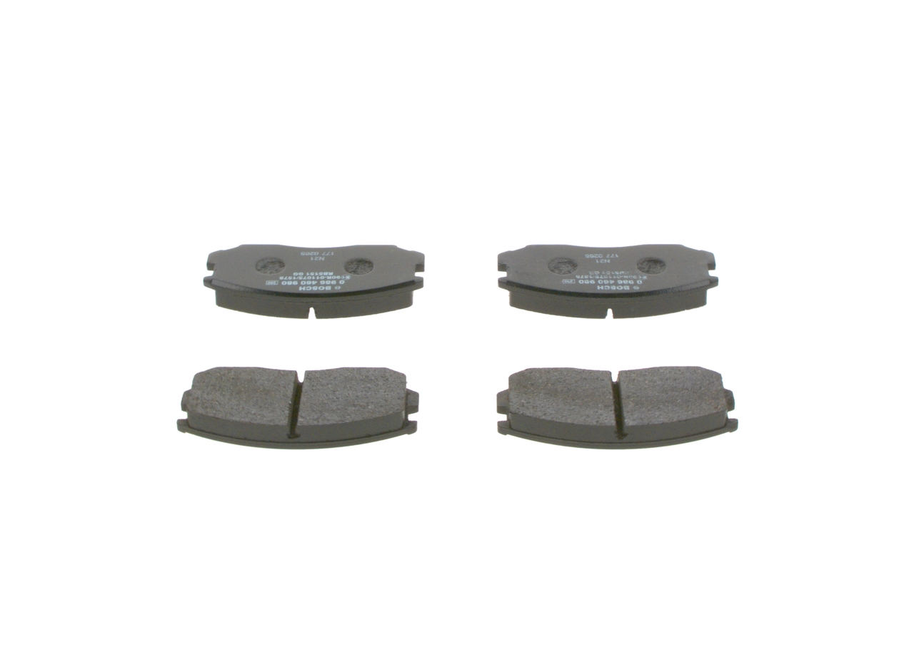 Brake Pad Set, disc brake 0 986 460 980