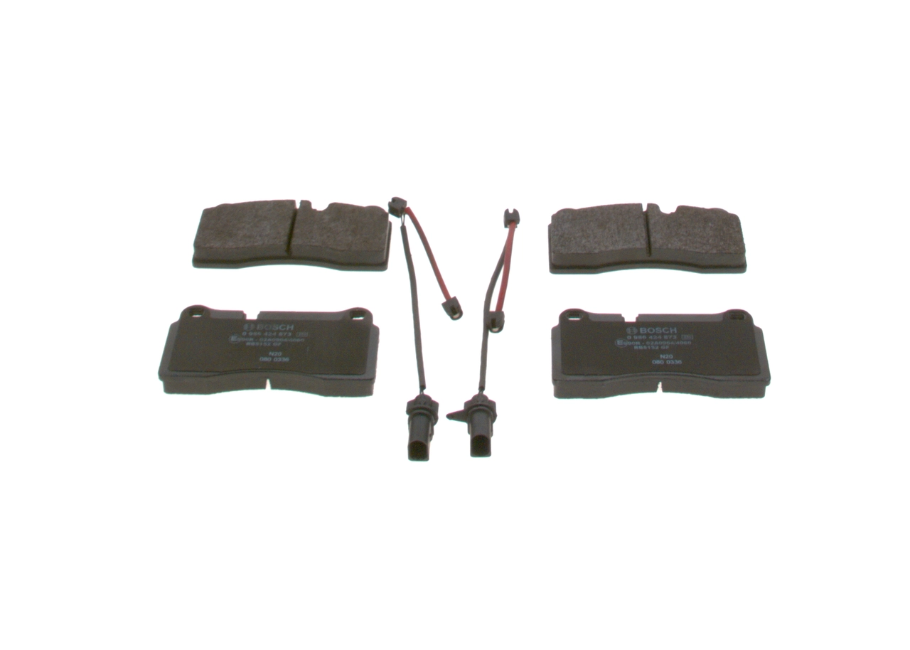 BOSCH 0 986 424 873 Brake Pad Set, disc brake