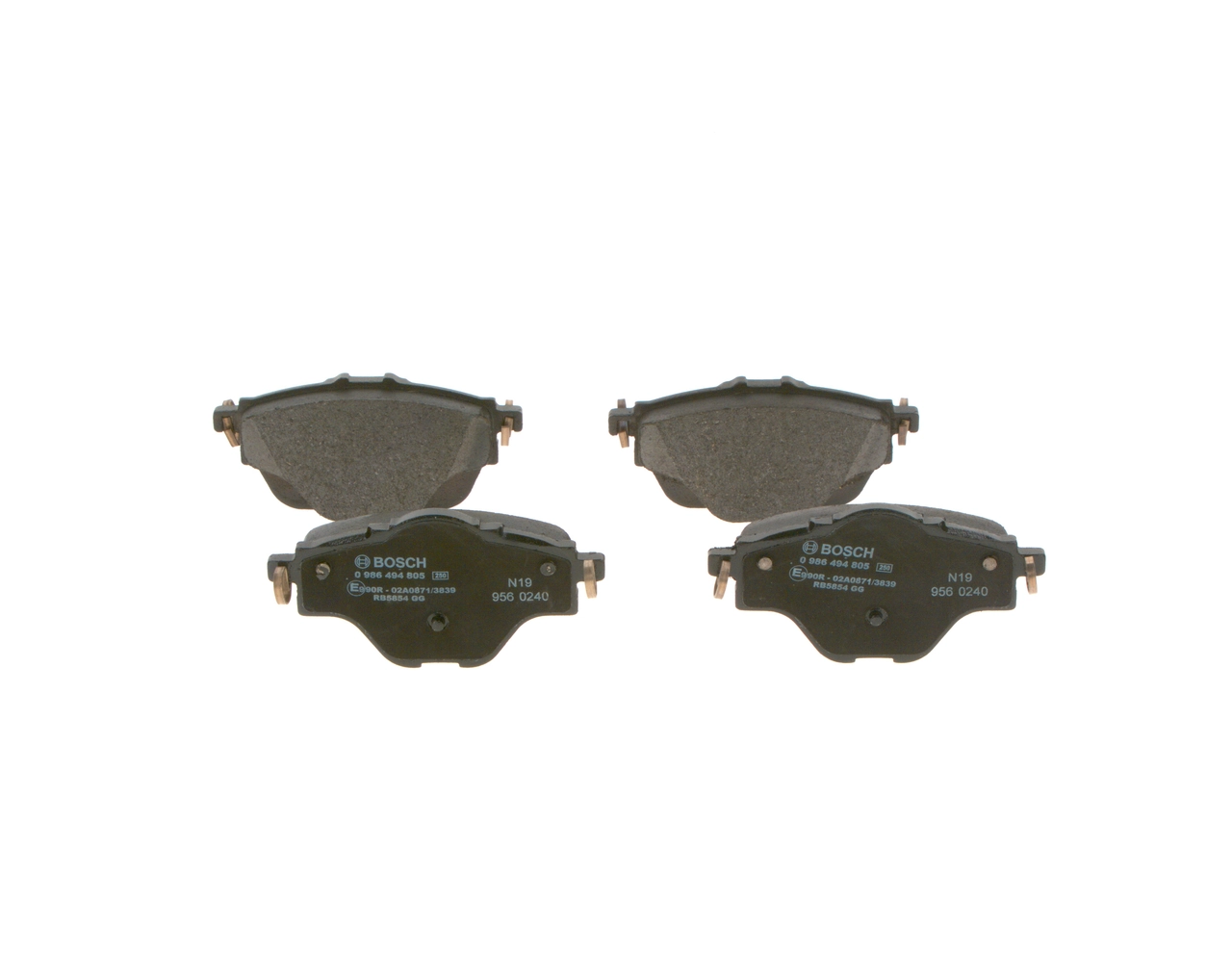 Brake Pad Set, disc brake 0 986 494 805