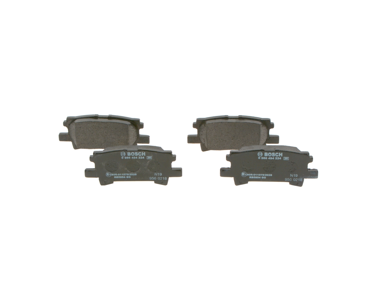 Brake Pad Set, disc brake 0 986 494 224
