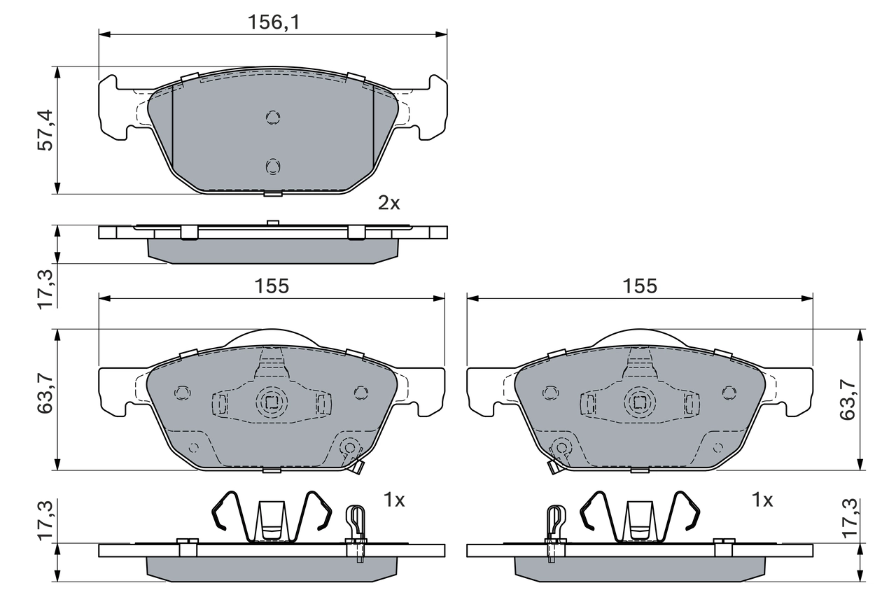 刹车片 0 986 494 785