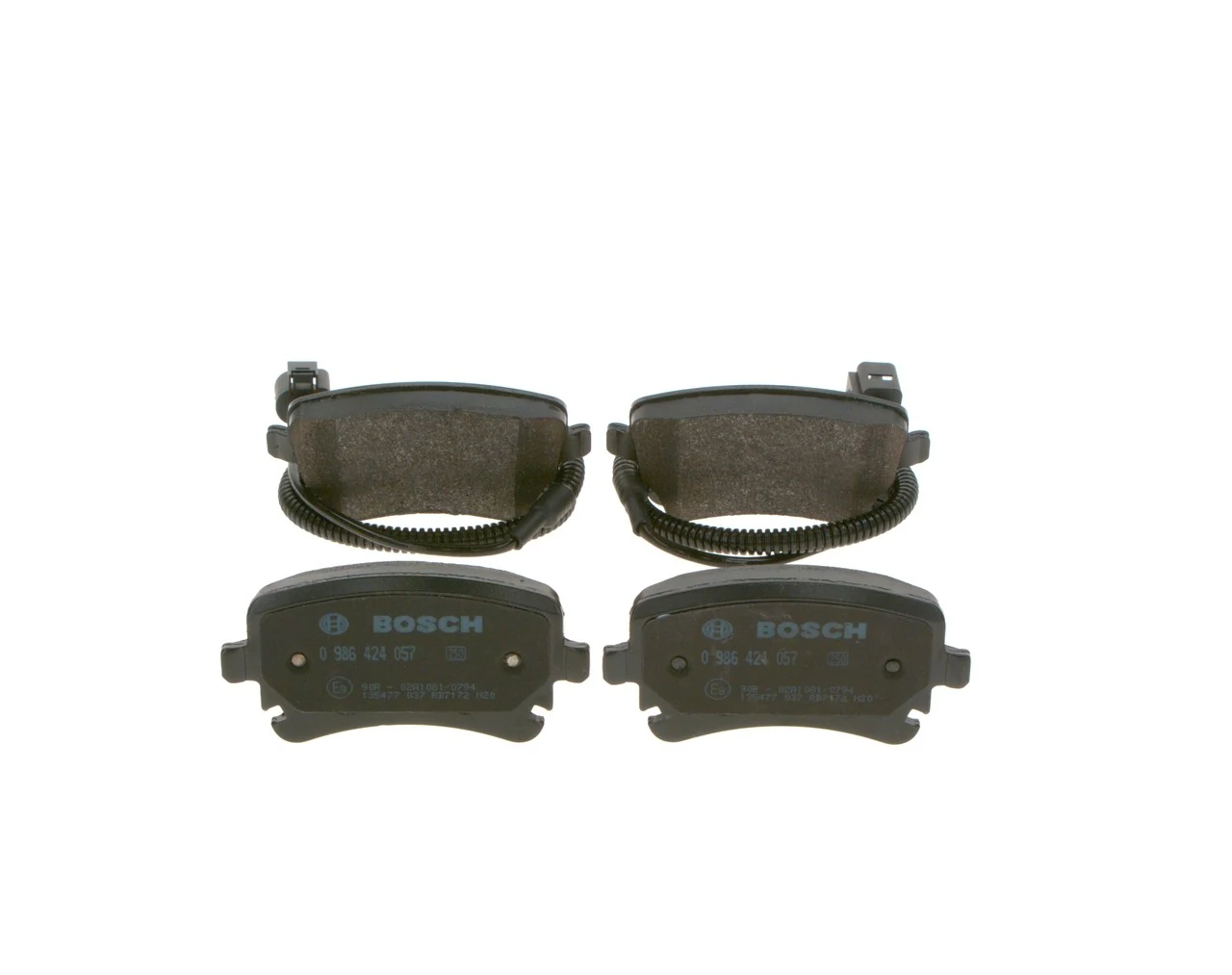 Brake Pad Set, disc brake 0 986 424 057