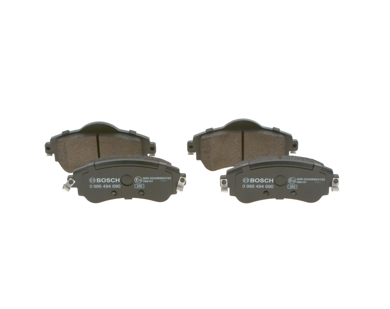 Brake Pad Set, disc brake 0 986 494 690