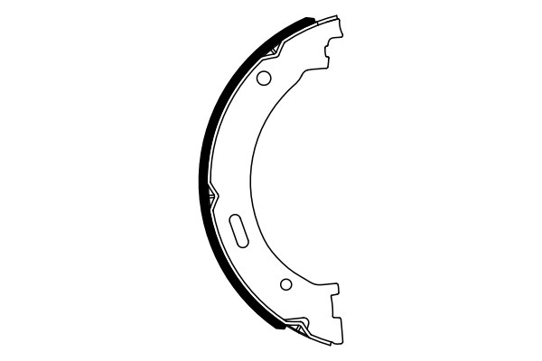 Brake Shoe Set, parking brake 0 986 487 942