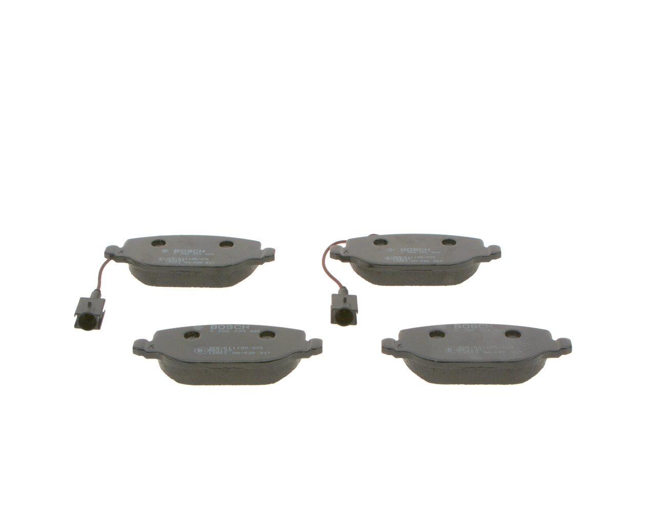 Brake Pad Set, disc brake 0 986 494 466