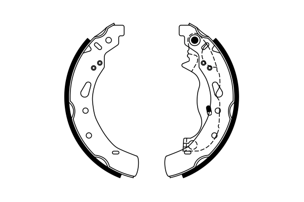 Brake Shoe Set 0 986 487 767