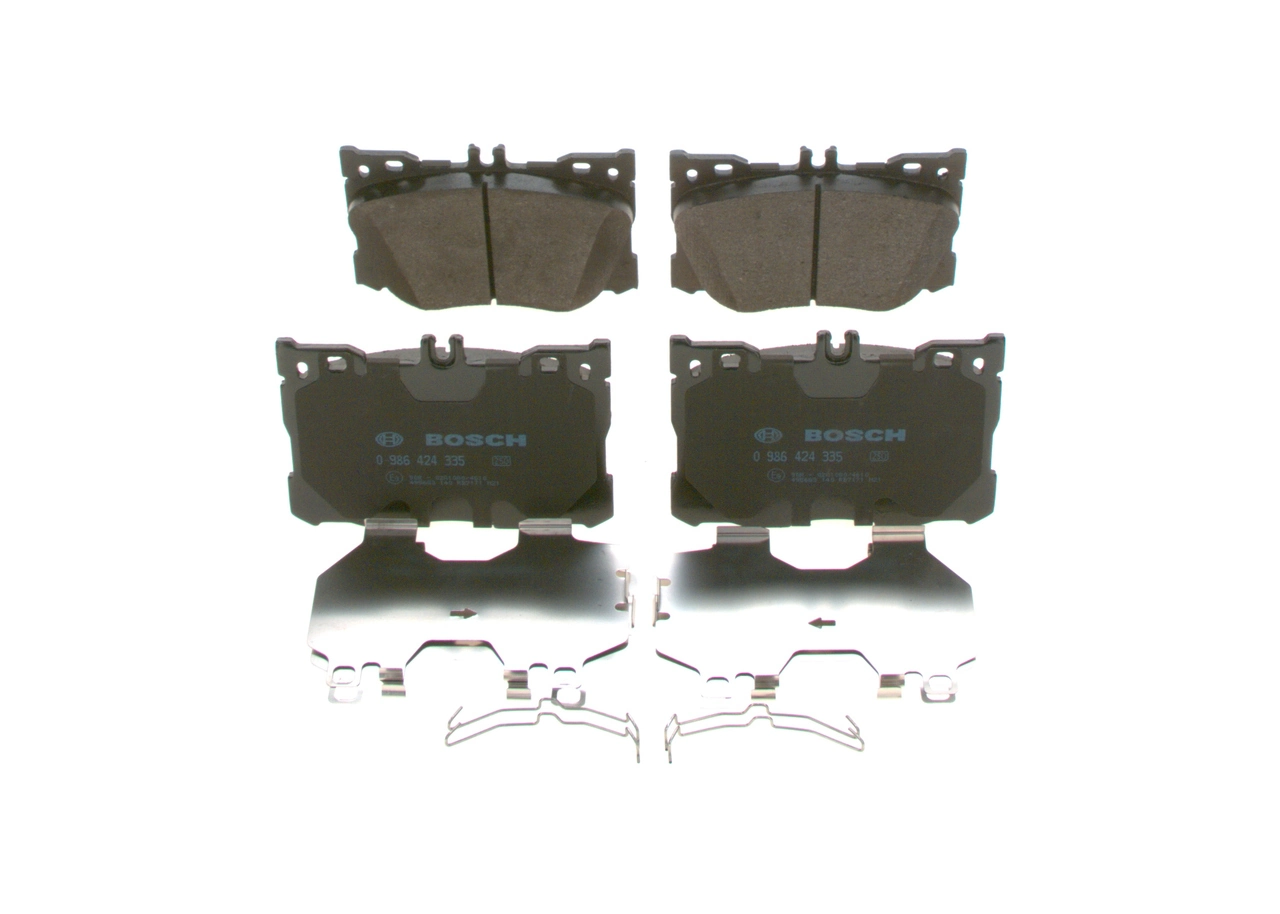Brake Pad Set, disc brake 0 986 424 335