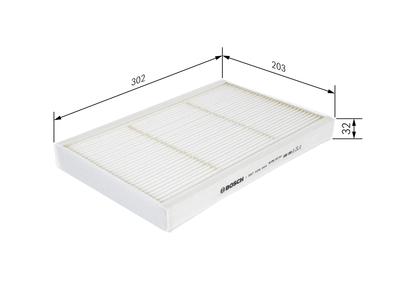 Filter, cabin air 1 987 435 004