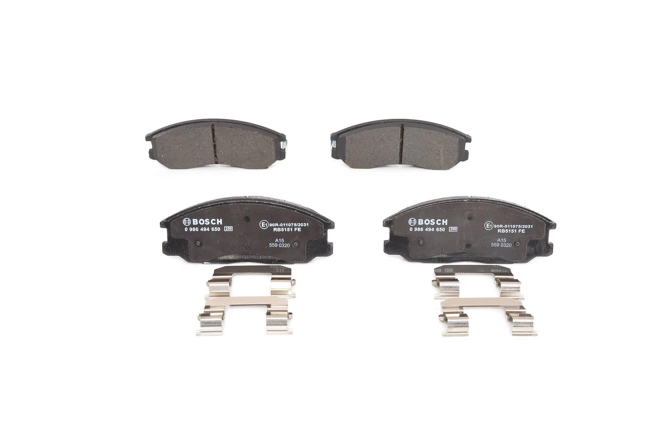 Brake Pad Set, disc brake 0 986 494 650