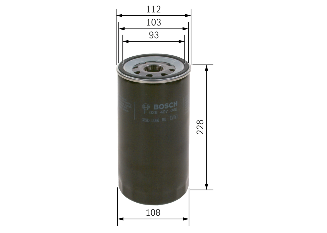 Oil Filter F 026 407 048