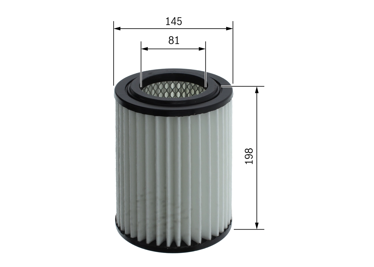 BOSCH F 026 400 665 Air Filter