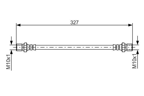 BOSCH 1 987 476 017 Brake Hose