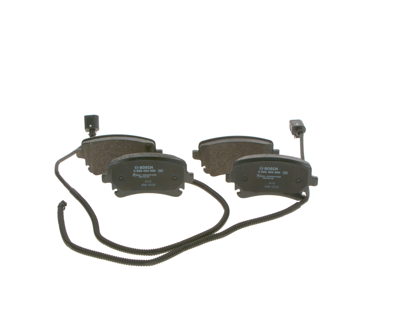 BOSCH 0 986 494 669 Brake Pad Set, disc brake