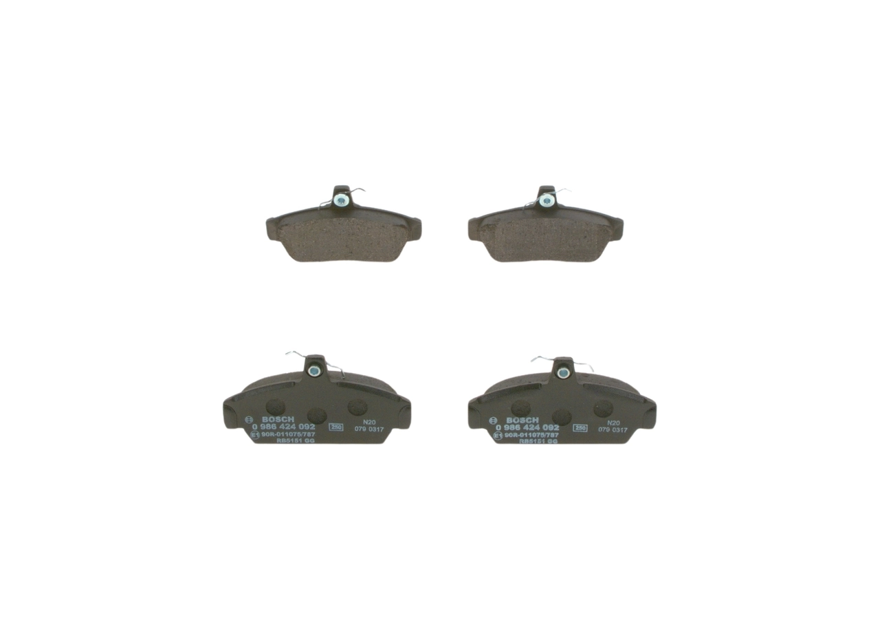 Brake Pad Set, disc brake 0 986 424 092