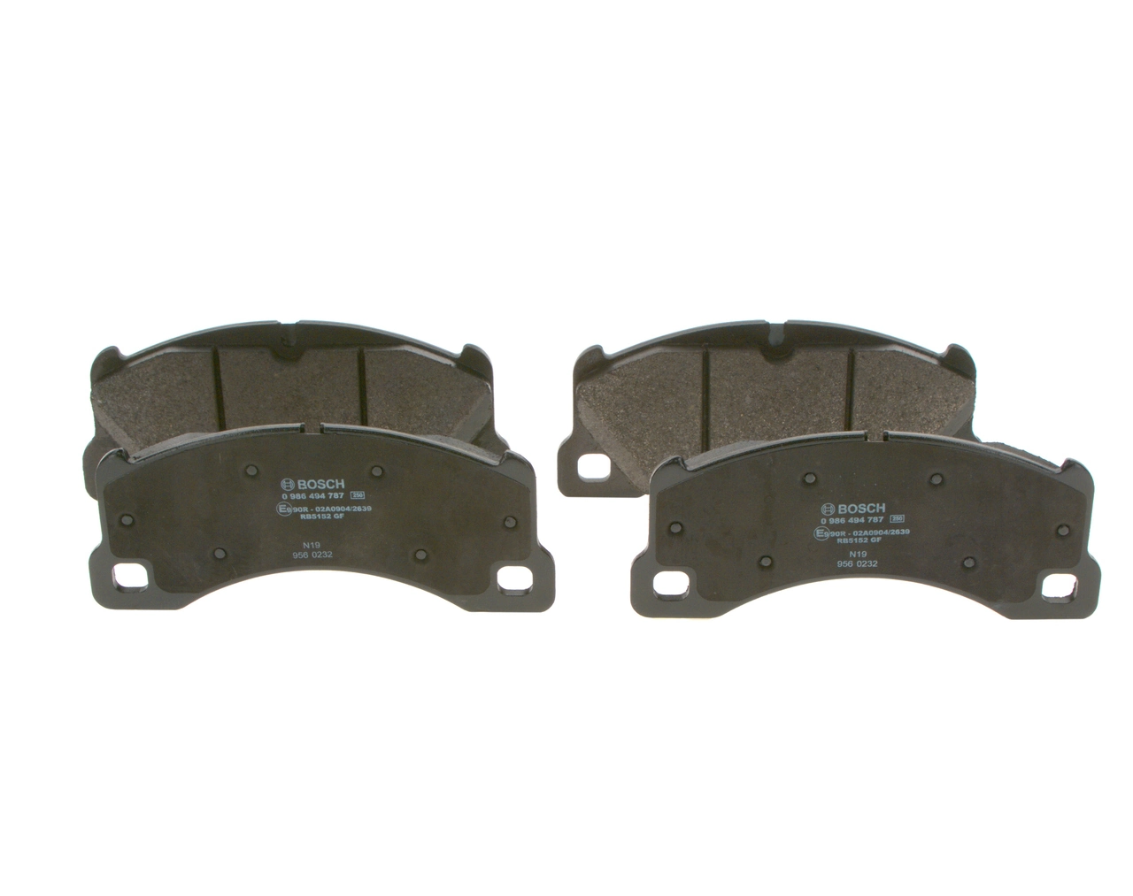 Brake Pad Set, disc brake 0 986 494 787