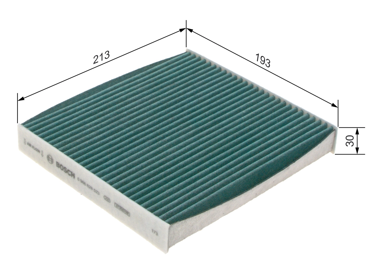 BOSCH 0 986 628 523 Filter, cabin air