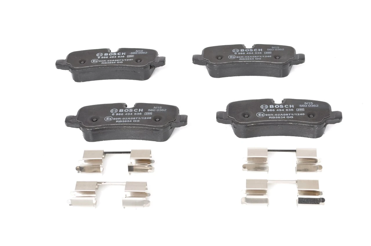 Brake Pad Set, disc brake 0 986 494 636