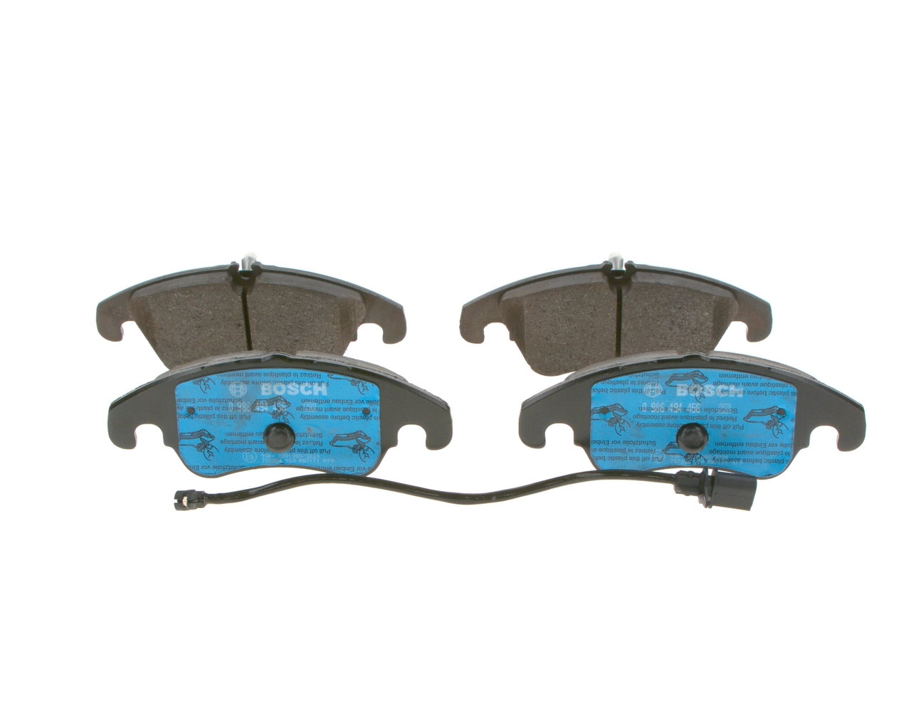 Brake Pad Set, disc brake 0 986 494 456