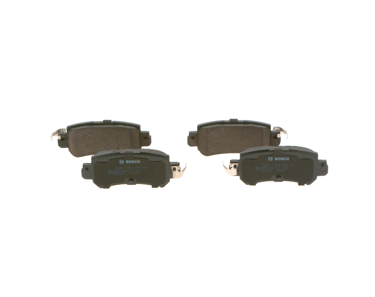 Brake Pad Set, disc brake 0 986 494 732
