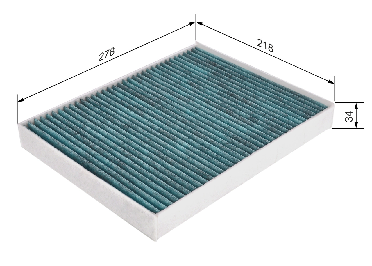 BOSCH 0 986 628 517 Filter, cabin air