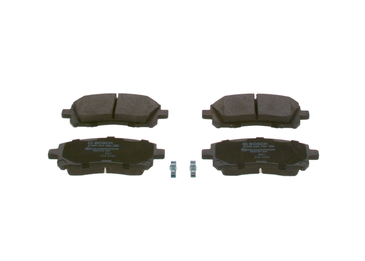 Brake Pad Set, disc brake 0 986 424 700