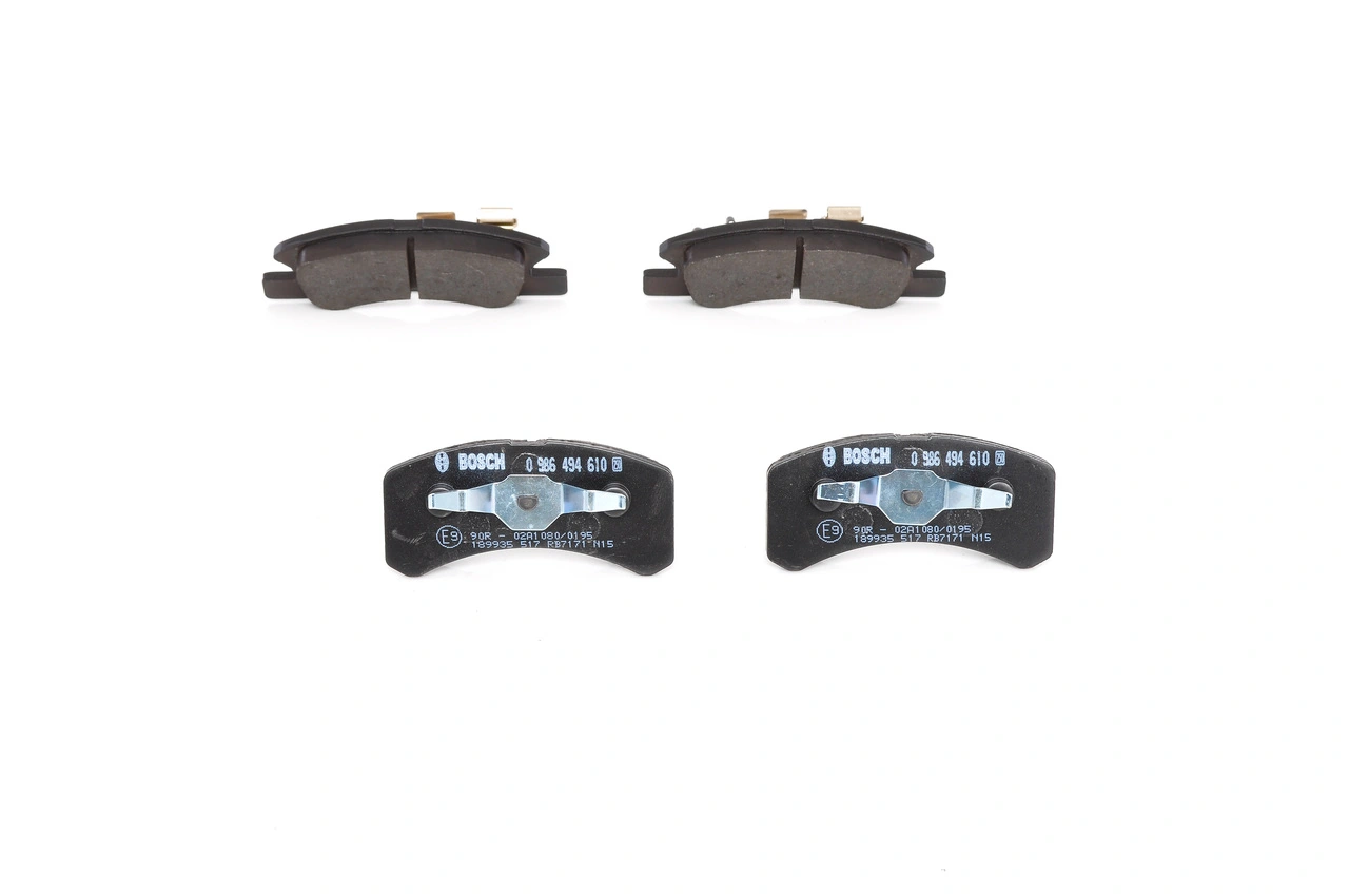 Brake Pad Set, disc brake 0 986 494 610