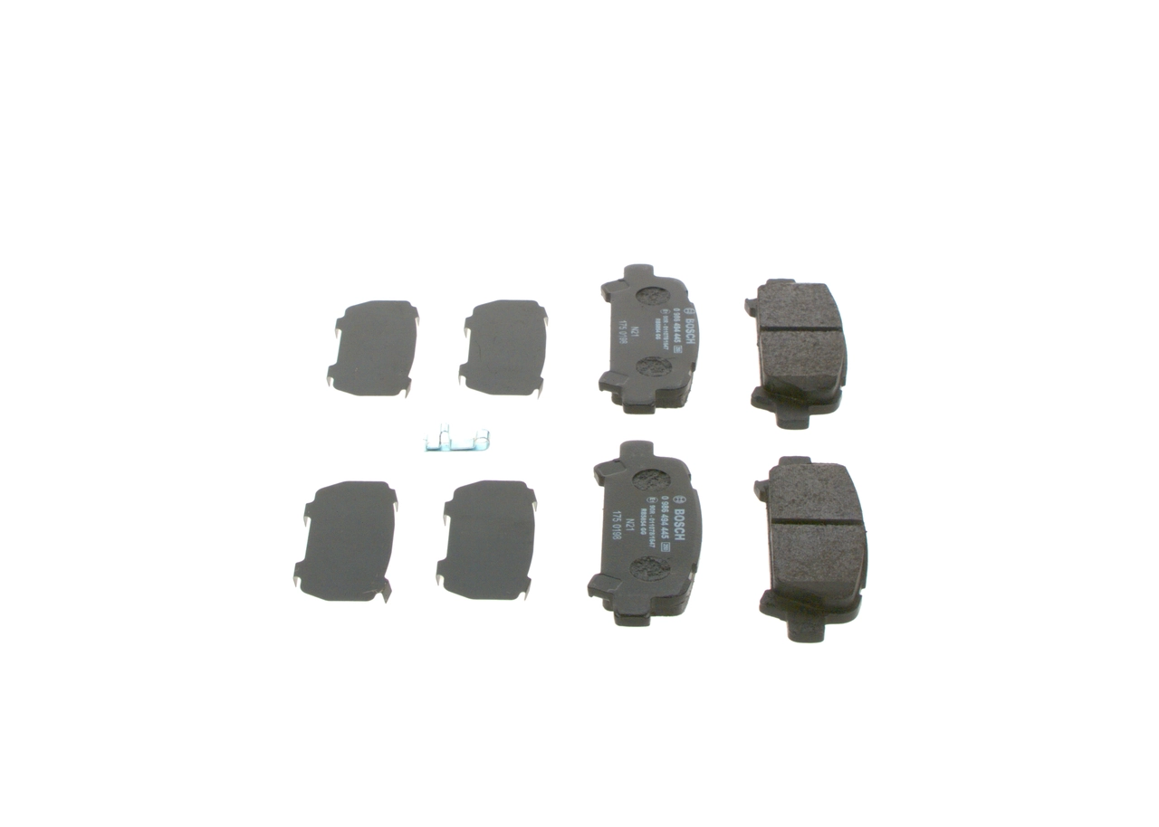 Brake Pad Set, disc brake 0 986 494 445