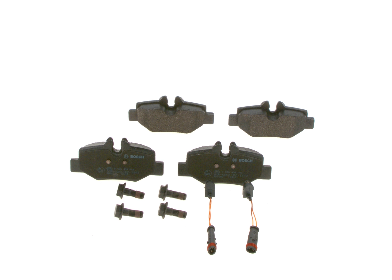 Brake Pad Set, disc brake 0 986 494 082