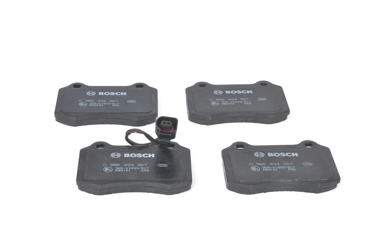 Brake Pad Set, disc brake 0 986 494 367
