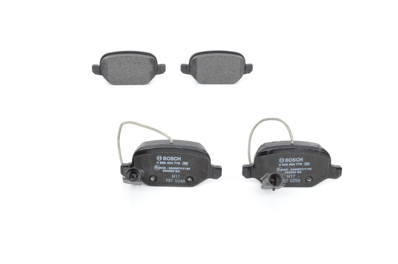 Brake Pad Set, disc brake 0 986 494 776
