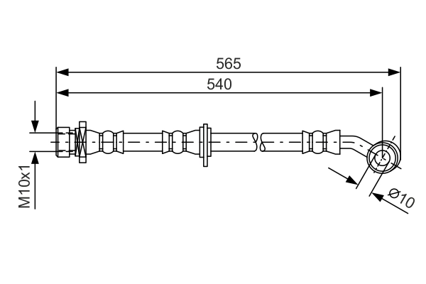 BOSCH 1 987 481 561 Brake Hose
