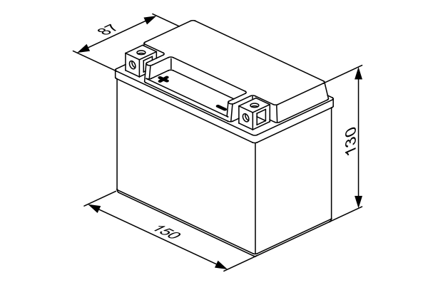 BOSCH 0 092 M60 140 Starter Battery