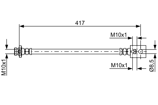 BOSCH 1 987 481 834 Brake Hose