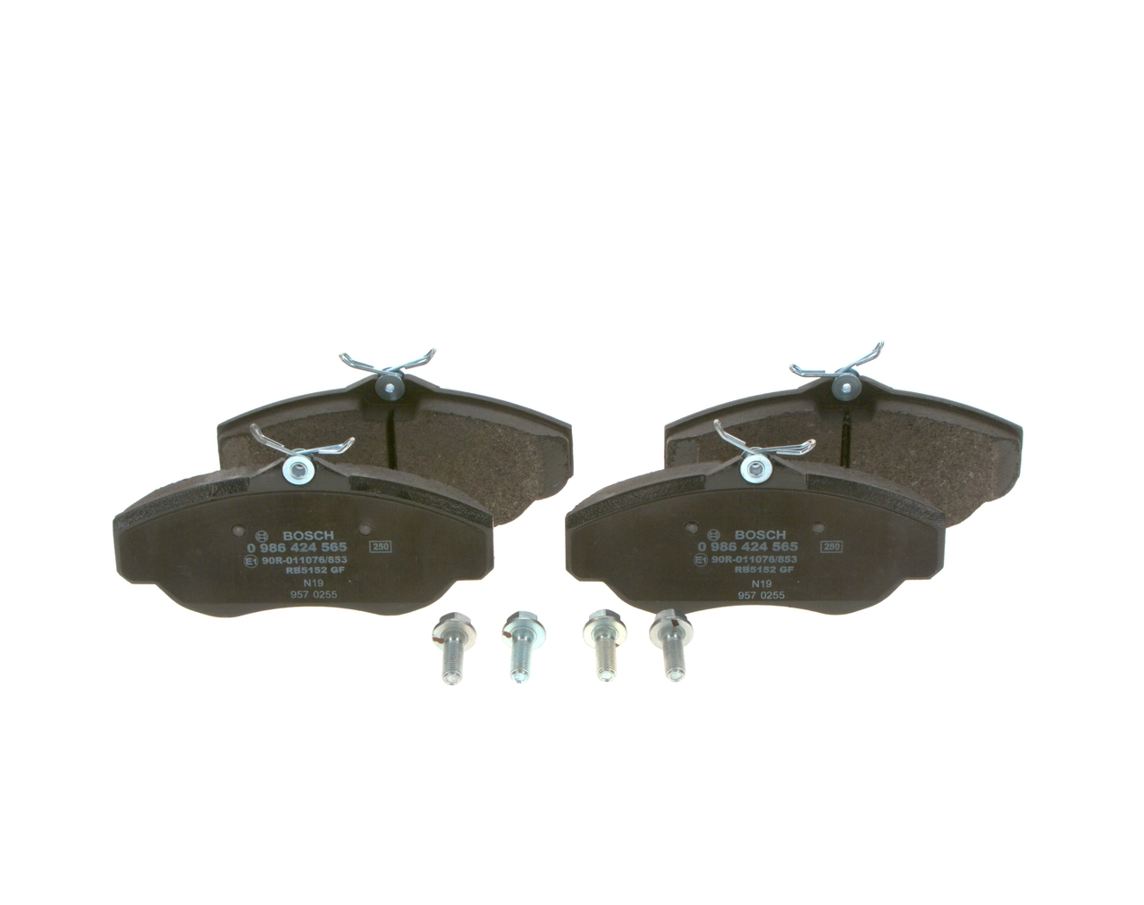 Brake Pad Set, disc brake 0 986 424 565