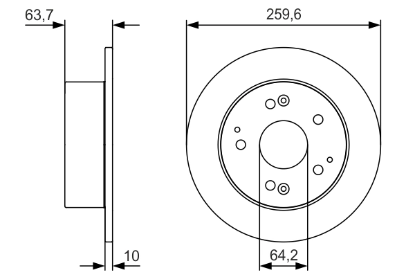 Brake Disc 0 986 479 V39