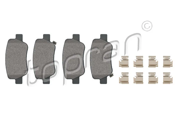 Brake Pad Set, disc brake 624 517