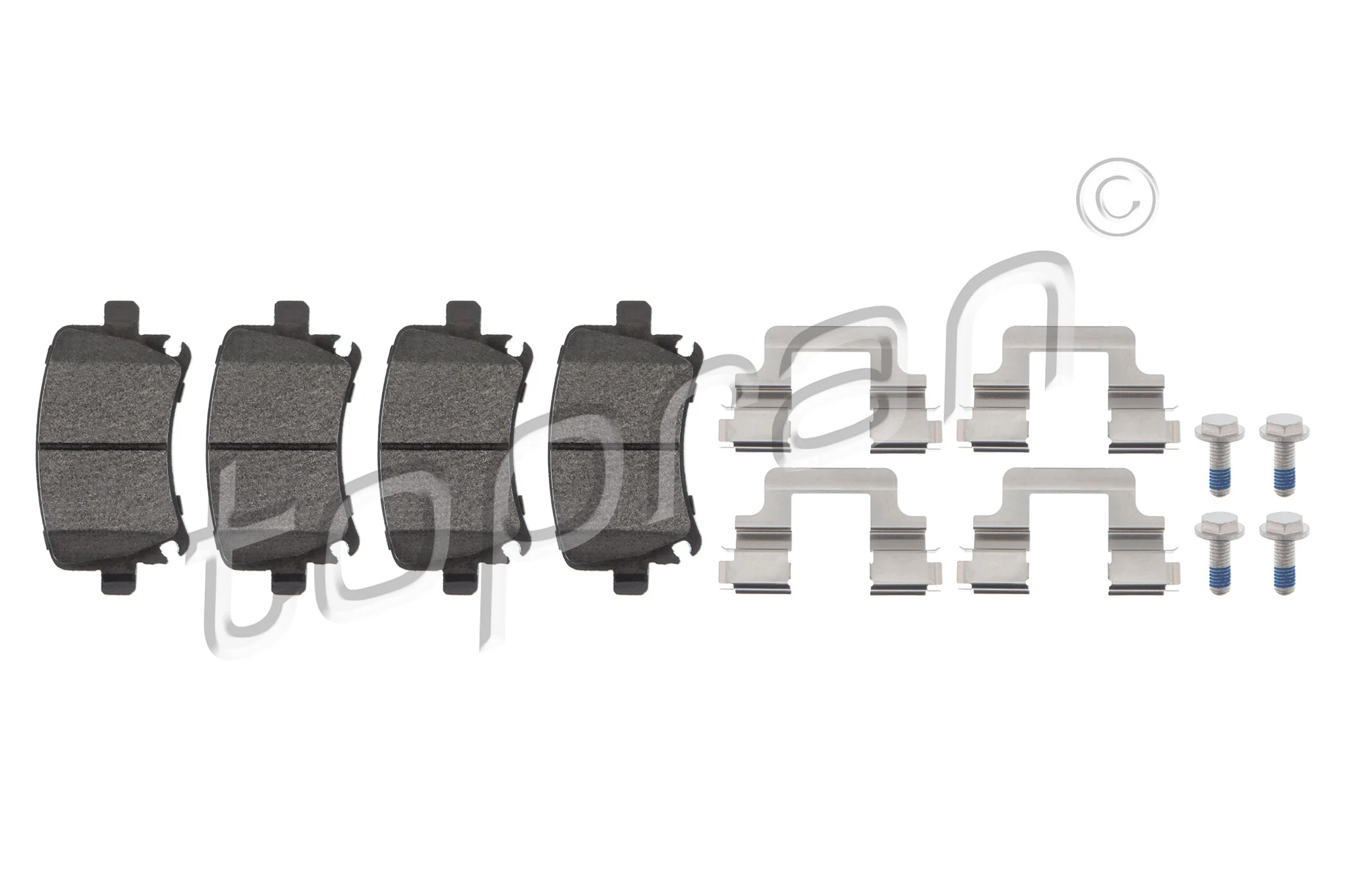Brake Pad Set, disc brake 110 738