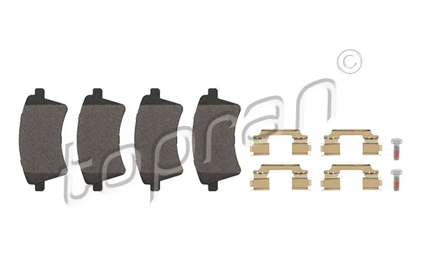 Brake Pad Set, disc brake 700 816