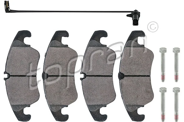 Brake Pad Set, disc brake 112 166