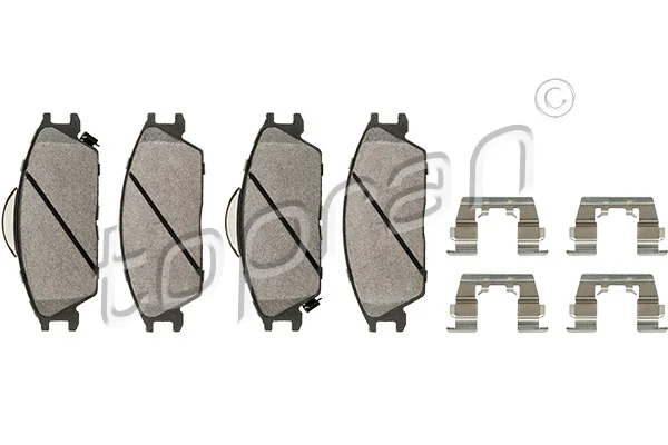Brake Pad Set, disc brake 820 370