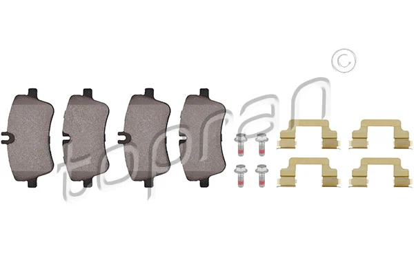 Brake Pad Set, disc brake 401 430