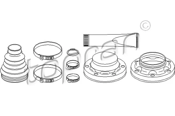 Bellow Kit, drive shaft 111 671