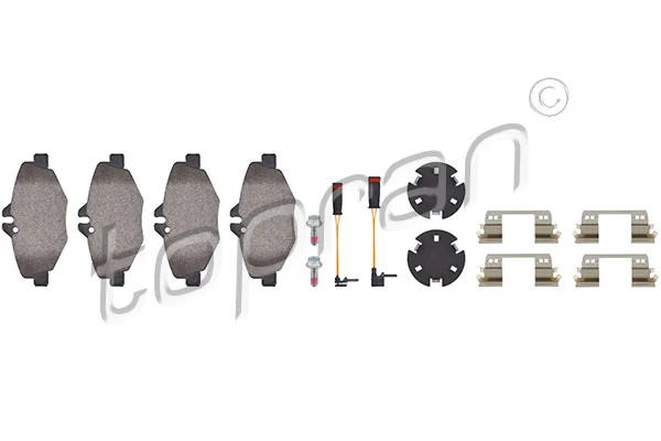 Brake Pad Set, disc brake 401 432