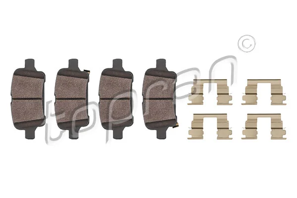 Brake Pad Set, disc brake 624 521