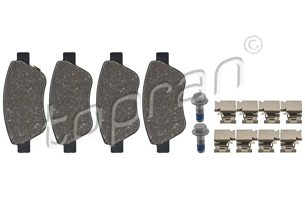 Brake Pad Set, disc brake 207 648