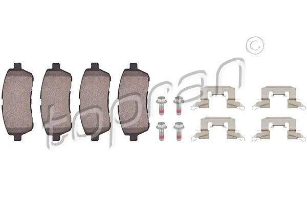 Brake Pad Set, disc brake 303 965