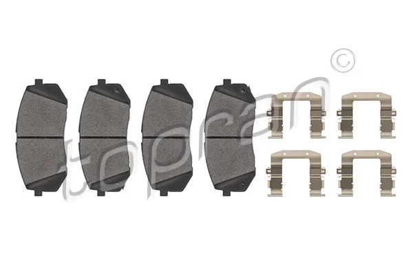 Brake Pad Set, disc brake 821 164