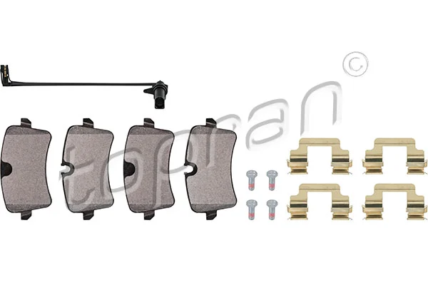 Brake Pad Set, disc brake 115 178