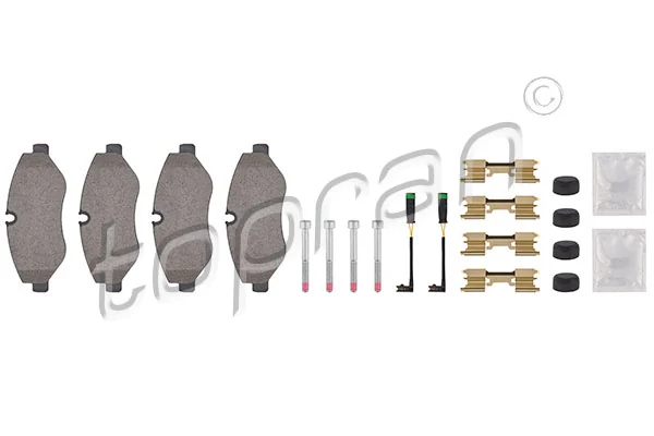 Brake Pad Set, disc brake 111 655