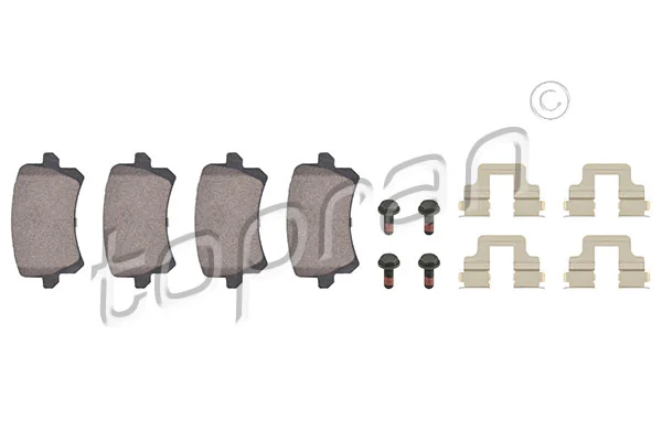 Brake Pad Set, disc brake 112 168